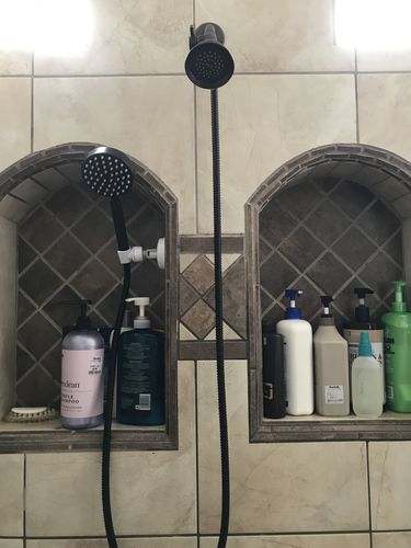 Customer photo review of 1-Spray Handheld Shower Head Set