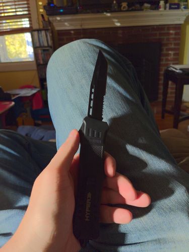 Customer photo review of VILLAIN X7 OTF (MIDNIGHT EDITION)