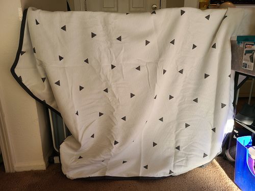 Customer photo review of Pop N' Go® Mattress Cover
