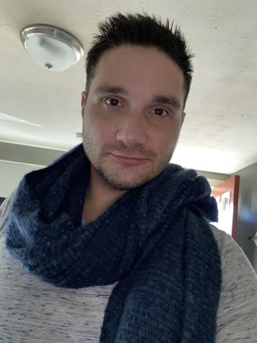 Customer photo review of West Louis™ Couple's Knitted Cashmere Scarf