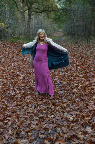 Arati B. review of Bamboo Flamenco Dress Fuchsia image 1 out of 1