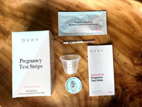 Customer photo review of Pregnancy Test Strips (Ultra-Sensitive)