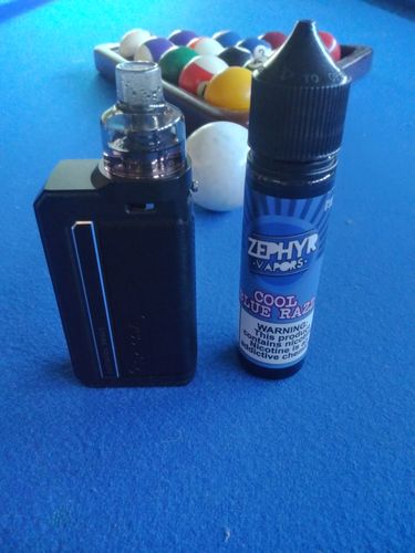 Customer photo review of Cool Blue Razz