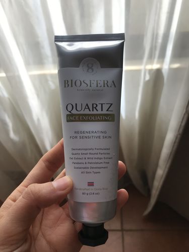 Customer photo review of Quartz & Oat Extract Face Exfoliating