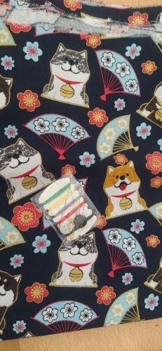 Customer photo review of Shiba Inu Fabric
