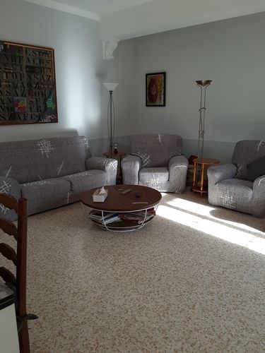 Customer photo review of Gris anthracite - DEUX PIÈCES - HOUSSES EXTENSIBLES DE COUSSIN 45 CM X 45 CM - LA MAISON DES HOUSSES