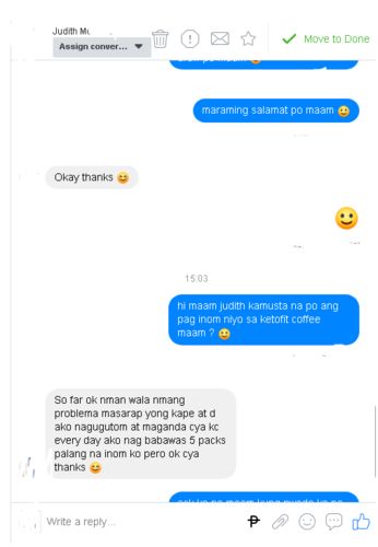 Customer photo review of KETOFIT COFFEE (10 IN 1 SLIMMING COFFEE ) 2 BOXES /FREE SHIPPING