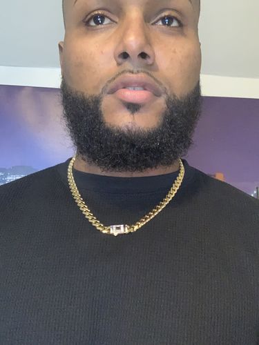 Customer photo review of 14k Mónaco Chain JTJ™