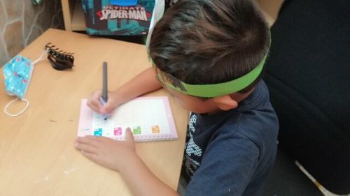 Customer photo review of SmartyBooky™ Your Children's REUSABLE Educational Copybook