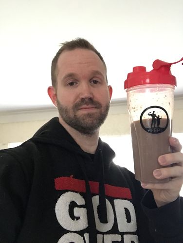 Customer photo review of FIT FATHER SHAKER BOTTLE