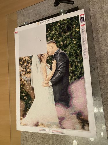 Customer photo review of Dein LIEBLINGSBILD - Als Diamond Painting