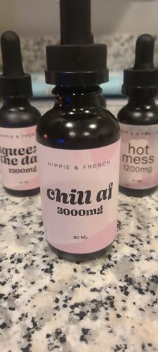 Customer photo review of Hippie & French Full Spectrum 3000mg Chill AF Flavored