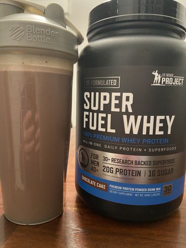 Customer photo review of DELICIOUS SUPERFUEL PROTEIN