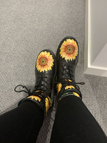 Customer photo review of Sunflower Handcrafted Boots