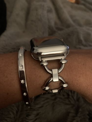 Customer photo review of Classic Link Band for the Apple Watch in Rose Gold, Gold, or Silver