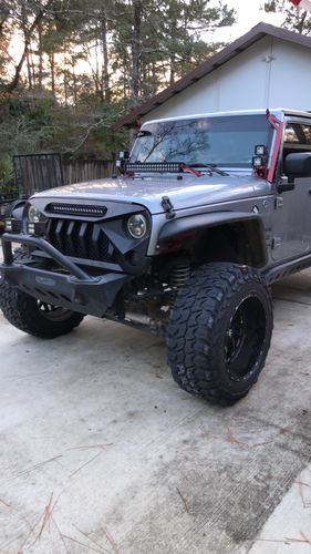 Customer photo review of Gladiator Grille w/ LED Off-Road Lights ( 07 - 18 Jeep Wrangler JK )