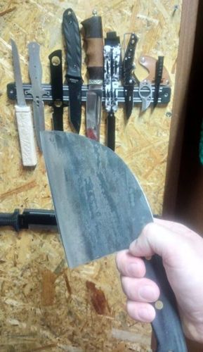 Customer photo review of Nakiri™ - The Original Serbian Sarschach Steel Knife