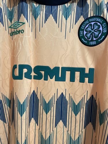 Customer photo review of 1990-1991 Glasgow Celtic away Retro kit
