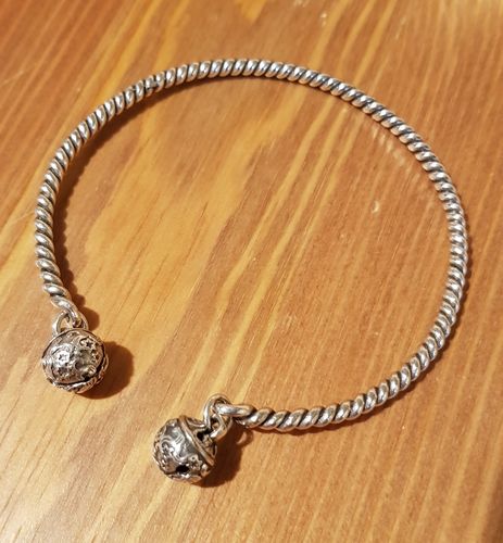Customer photo review of Bracciale in argento 925 con campane