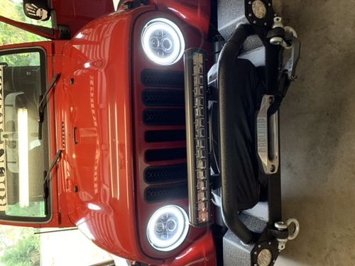 Customer photo review of Jeep Wrangler JK TJ 1997-2018 LED Headlights