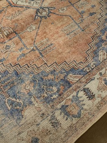 Customer photo review of Distressed Vintage Pissarro Terracotta Sky