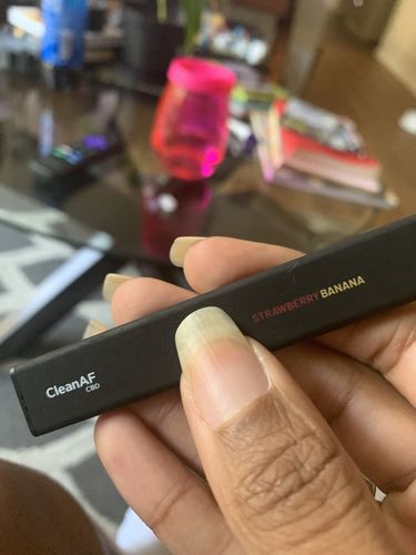 Customer photo review of 100 mg CBD Disposable Vape ~ CleanAF PUFF in 9 Flavors
