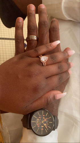 Customer photo review of DAISY - ROSE GOLD