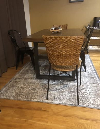 Customer photo review of Distressed Vintage Kendra Ash Area Rug