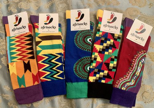 Customer photo review of The Classic Afrisocks Collection