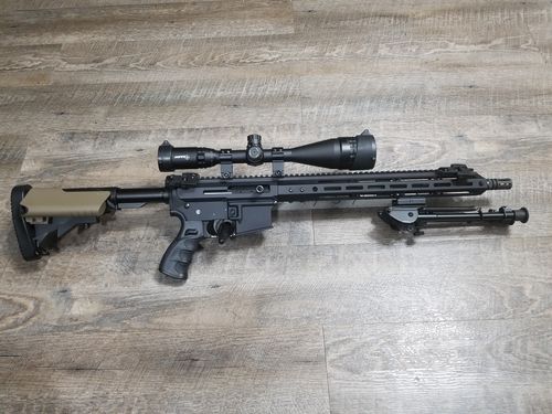 Customer photo review of Sniper MT4-16X50AOL Scope with Red, Green Illuminated Reticle