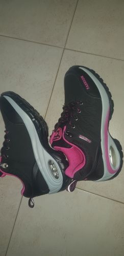Customer photo review of Women Hiking and Trekking Sneakers
