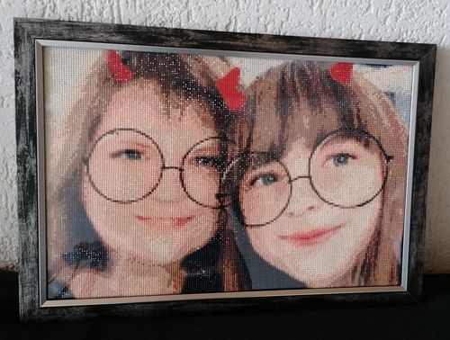 Customer photo review of Dein LIEBLINGSBILD - Als Diamond Painting