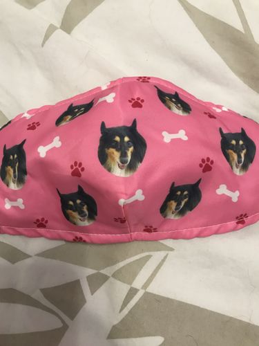 Customer photo review of Masque Personnalisé Animal