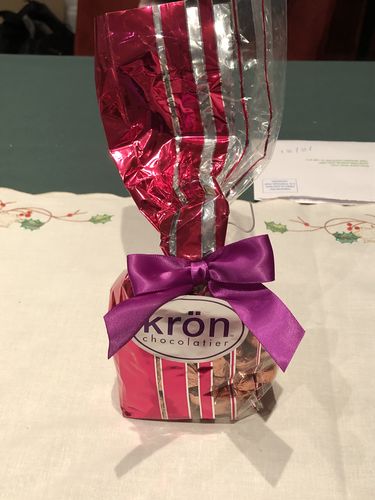 Customer photo review of Foiled chocolate hearts