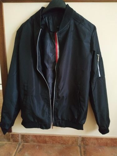 Customer photo review of Spring New Men's Bomber Zipper Jacket
