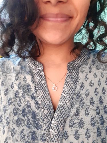 Customer photo review of Necklace with card | Let your bright light shine
