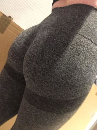 Customer photo review of Leggings Push-Up Anti-Cellulite GRIS FONCÉ