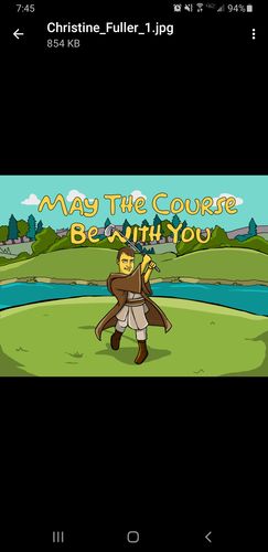 Customer photo review of Personalized Cartoon Portrait