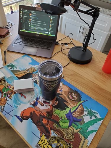 Customer photo review of Kaiba Corp Emblem - Laser Etched Drinkware