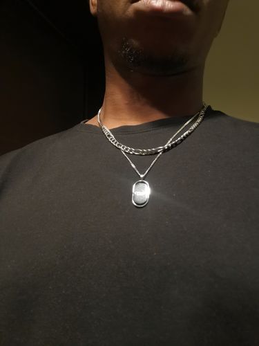 Customer photo review of CRAFTD Signature Pendant (Silver)