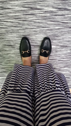Customer photo review of Julia Mules in Black