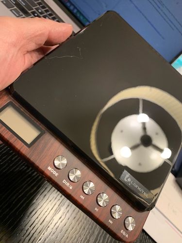 Customer photo review of MONODEAL CW05 Portable Rechargeable CD Player for Adults and Kids