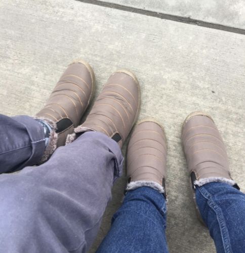 Customer photo review of Anti-Slip Waterproof Slip On Winter Shoes