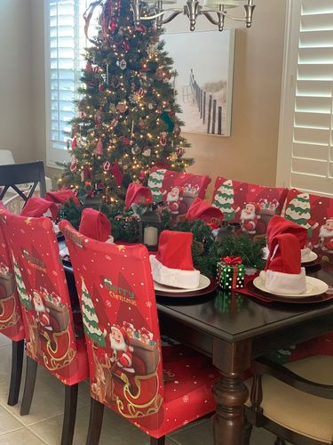 Customer photo review of EasyFit™ Chair Slipcovers