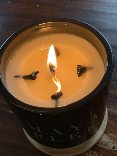 Customer photo review of Original Shark Tooth Candle BLCK