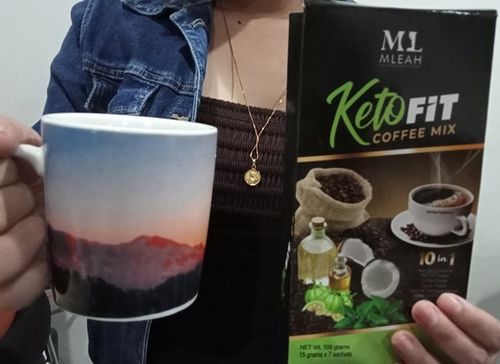 Customer photo review of KETOFIT COFFEE (10 IN 1 SLIMMING COFFEE ) 2 BOXES /FREE SHIPPING