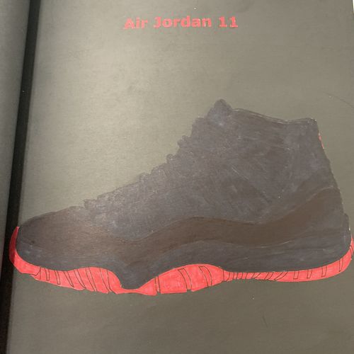 Customer photo review of Air Jordan Coloring Book: Midnight Edition