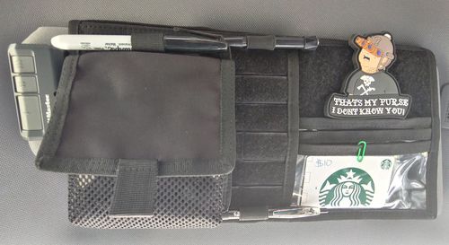 Customer photo review of Tactical MOLLE EDC Visor Panel v2