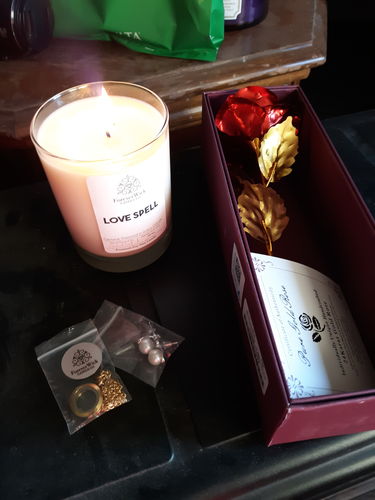 Customer photo review of The Caring Lover's Gift Set 💝