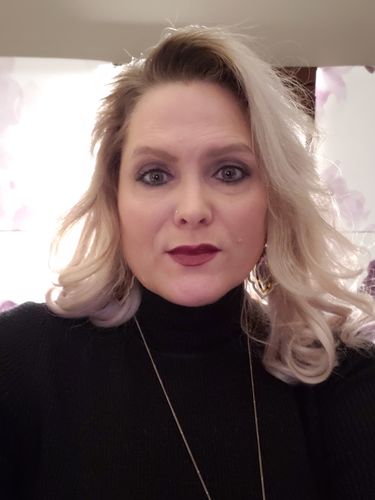 Customer photo review of Tape in Balayage Darkest Blonde with Bleach Blonde Human Hair Extensions #14/60